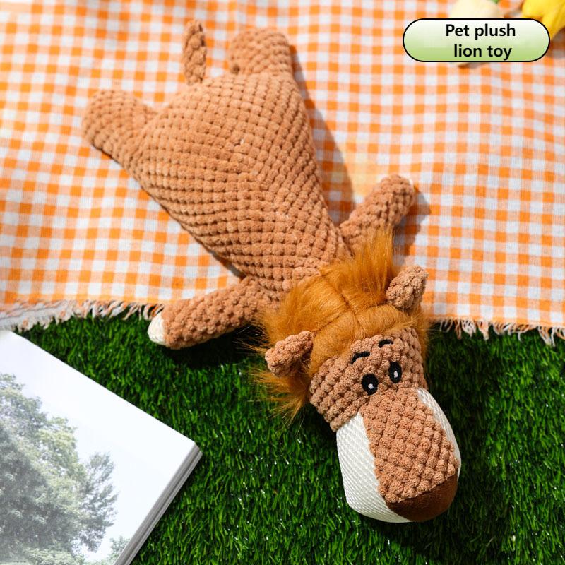 Soft Plush Dog Toy for Chewing & Playing – Adorable Animal Design, Interactive Pet Toy