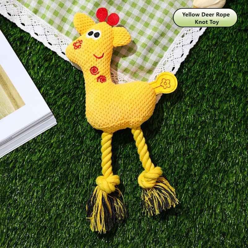 Soft Plush Dog Toy for Chewing & Playing – Adorable Animal Design, Interactive Pet Toy