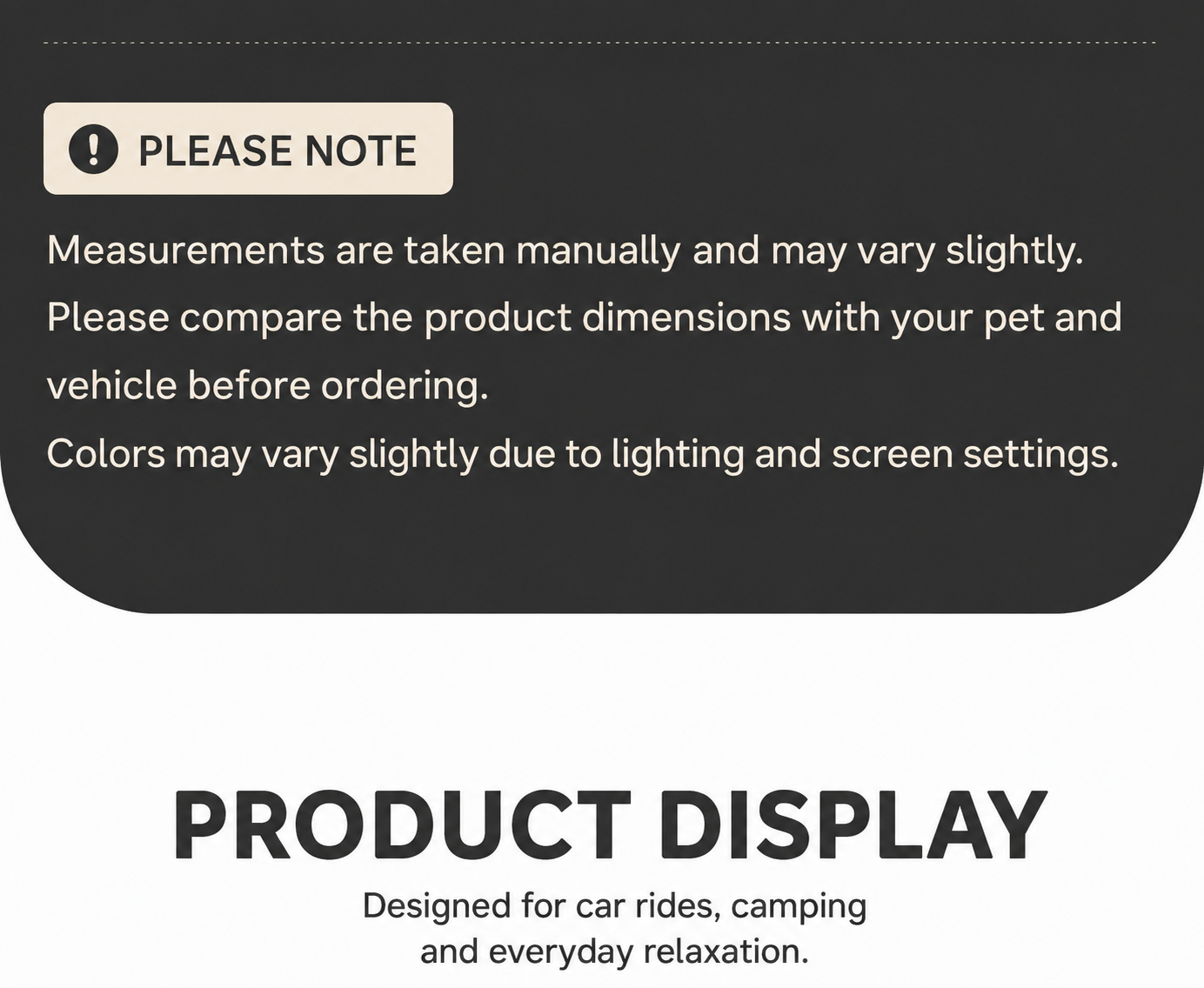 AuriPaw 2-in-1 Dog Car Seat & Travel Bed – Water-Resistant Pet Booster Bed for Small Dogs & Cats