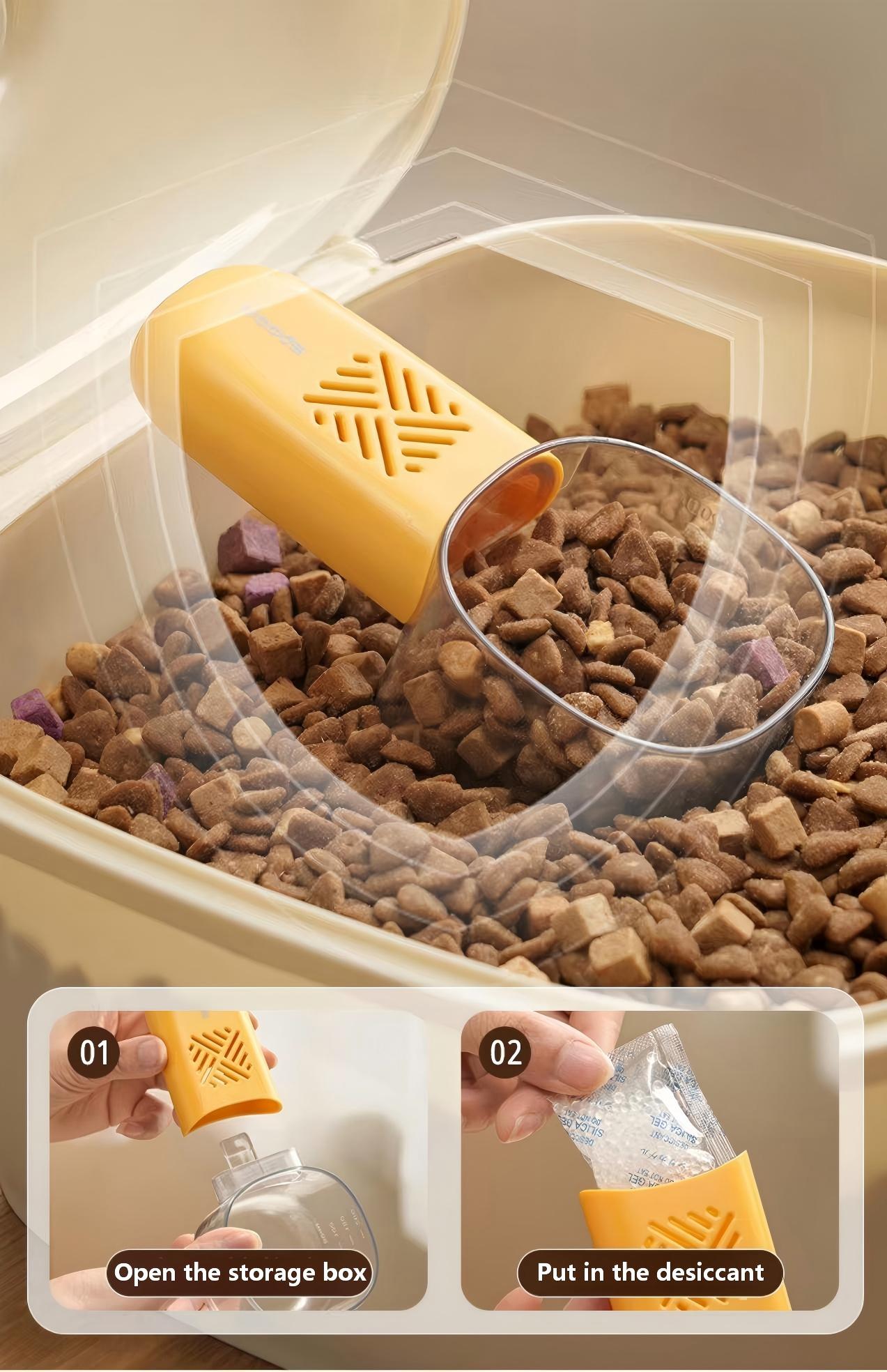 Creative Pet Food Scoop with Measuring Scale – For Cat Food, Dog Food & Daily Feeding