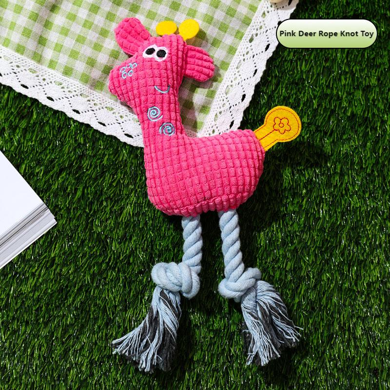 Soft Plush Dog Toy for Chewing & Playing – Adorable Animal Design, Interactive Pet Toy