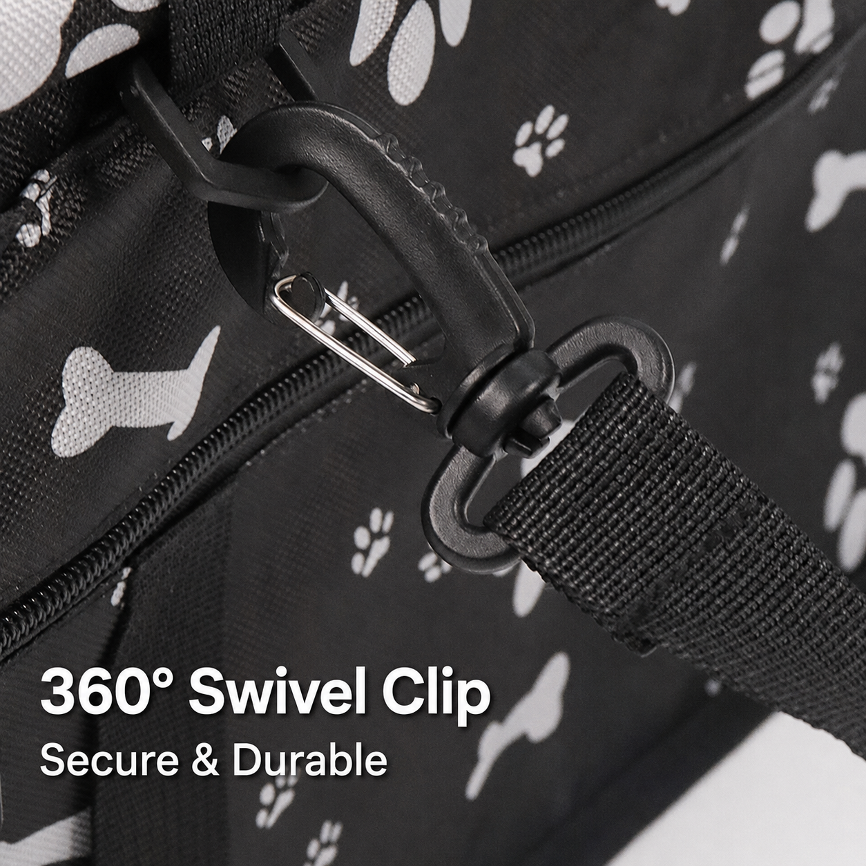 AuriPaw Foldable Pet Travel Carrier – Breathable Portable Cat & Small Dog Car Bag