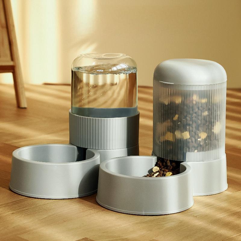 Pet Supplies Combo – Large Capacity Automatic Food Feeder and Water Dispenser for Cats & Dogs