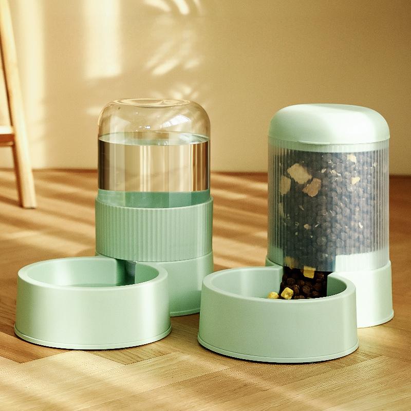 Pet Supplies Combo – Large Capacity Automatic Food Feeder and Water Dispenser for Cats & Dogs
