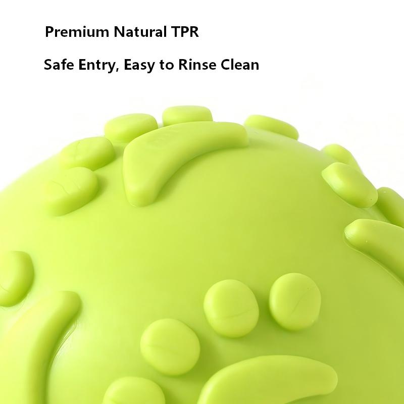 Bouncy TPR Paw Print Ball – Tough, Squeaky, and Perfect for Playful Dogs