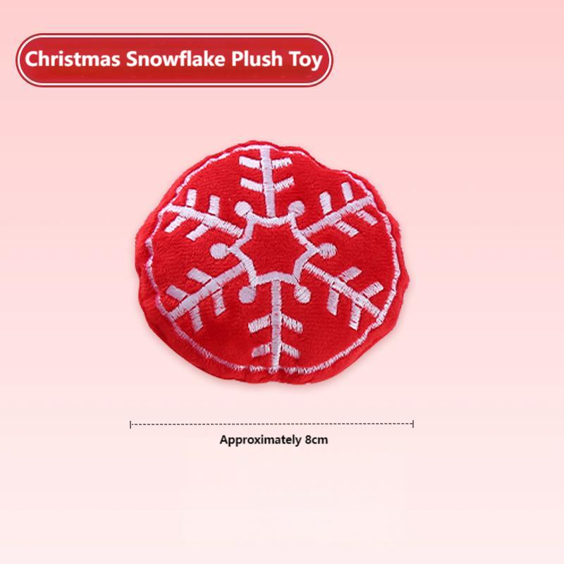 Christmas Catnip Plush Cat Toy with Crinkle Paper – Interactive Holiday Pet Play