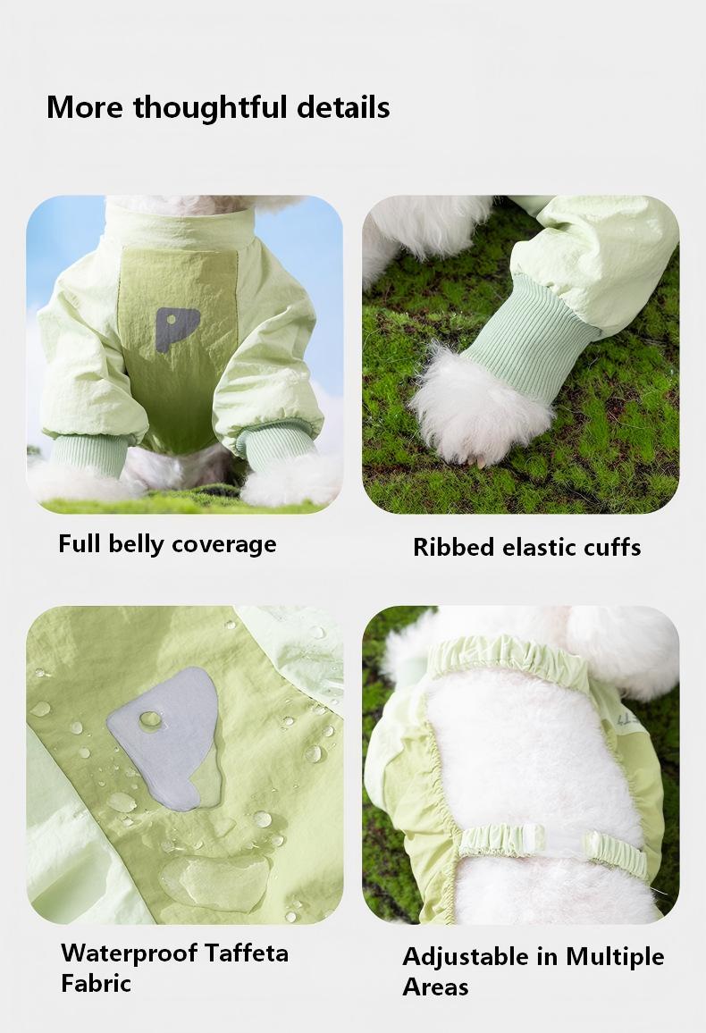 High Elasticity Dog Dust Protection Jacket – Waterproof, Dirt-Resistant, and Bug-Proof for Outdoor Adventures