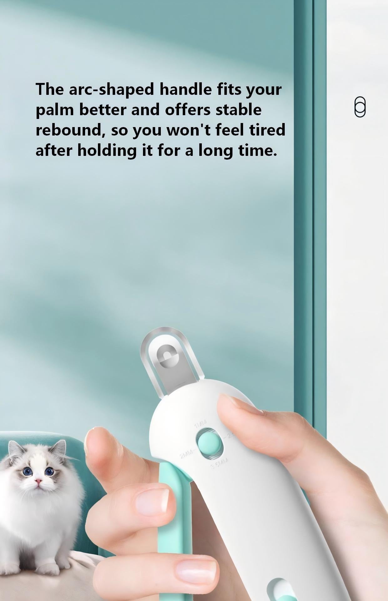 Adjustable Pet Nail Clipper – Cat, Rabbit & Dog Nail Cutter with Round Hole Design – Ideal for Beginners