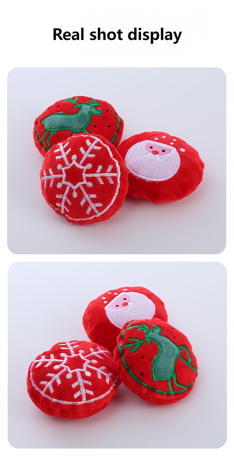 Christmas Catnip Plush Cat Toy with Crinkle Paper – Interactive Holiday Pet Play