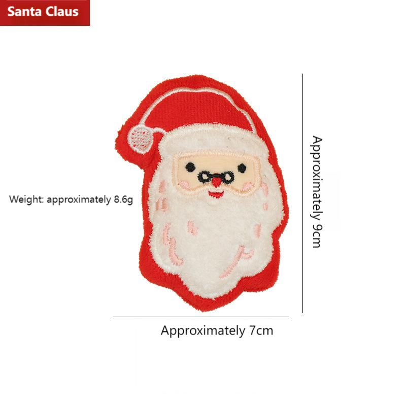 Christmas Plush Cat Toy – Catnip-Filled, Cute Design for Play & Chewing