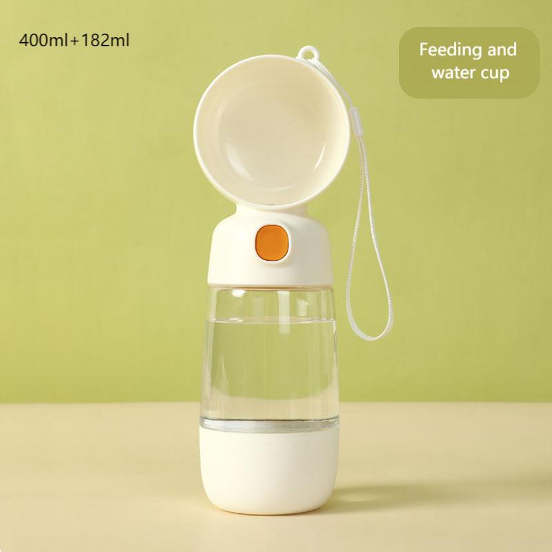 Portable Dog Water Bottle – Travel Pet Drinking Cup for Walking & Outdoor Use