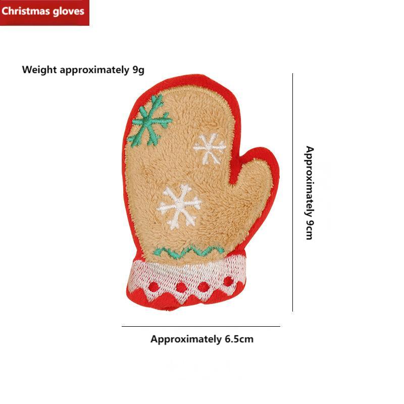 Christmas Plush Cat Toy – Catnip-Filled, Cute Design for Play & Chewing