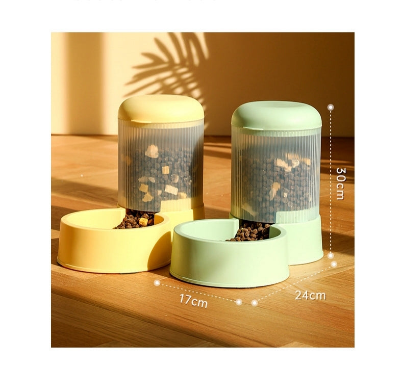 Pet Supplies Combo – Large Capacity Automatic Food Feeder and Water Dispenser for Cats & Dogs