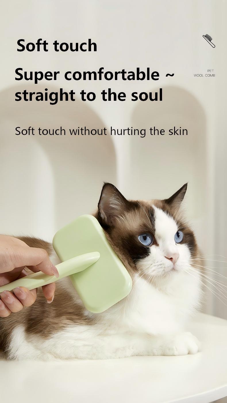 Cat & Dog Grooming Comb – Needle Brush for Smooth Fur & Relaxing Massage