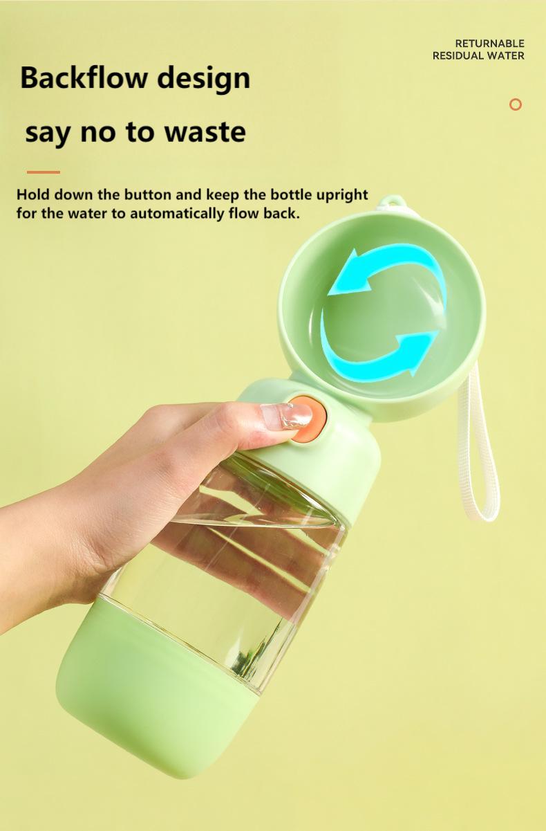 Portable Dog Water Bottle – Travel Pet Drinking Cup for Walking & Outdoor Use