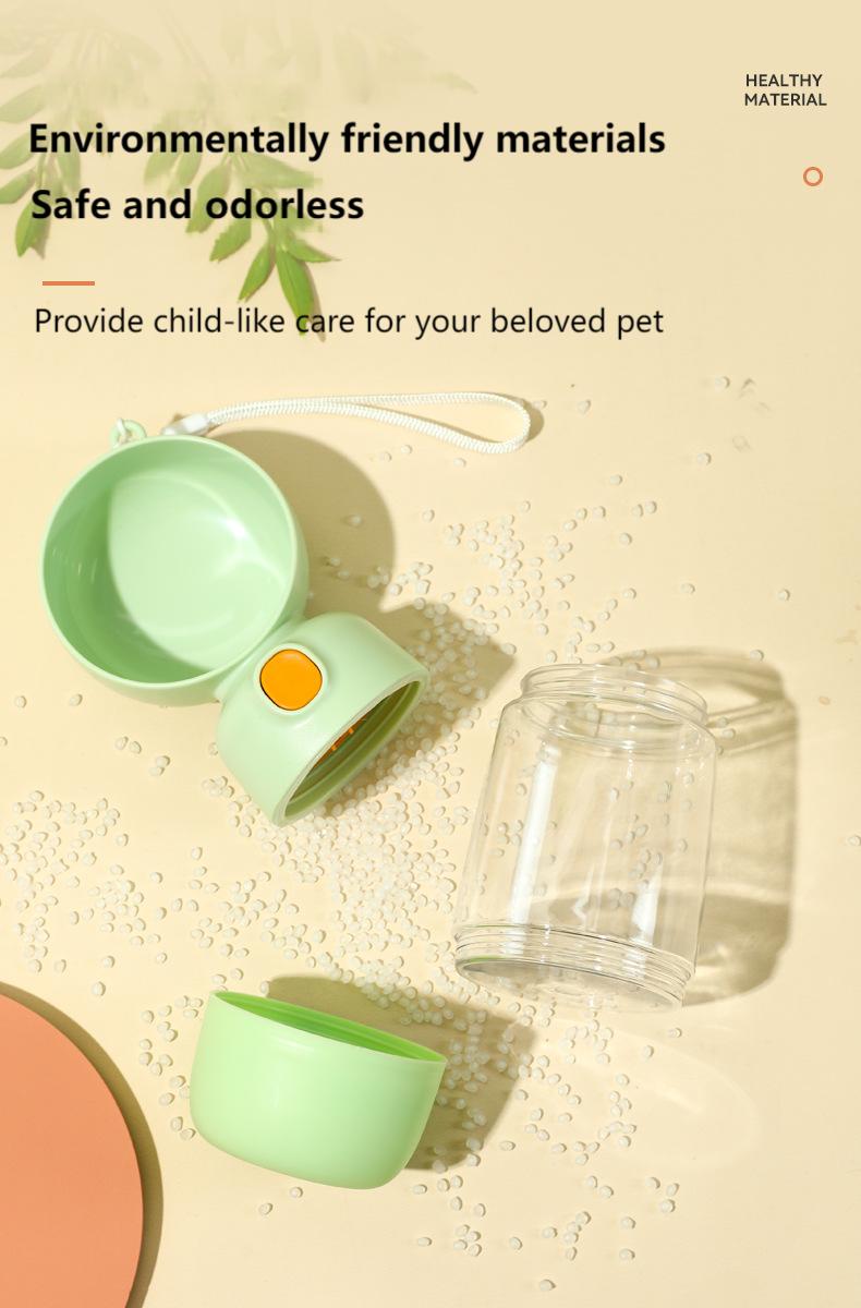 Portable Dog Water Bottle – Travel Pet Drinking Cup for Walking & Outdoor Use