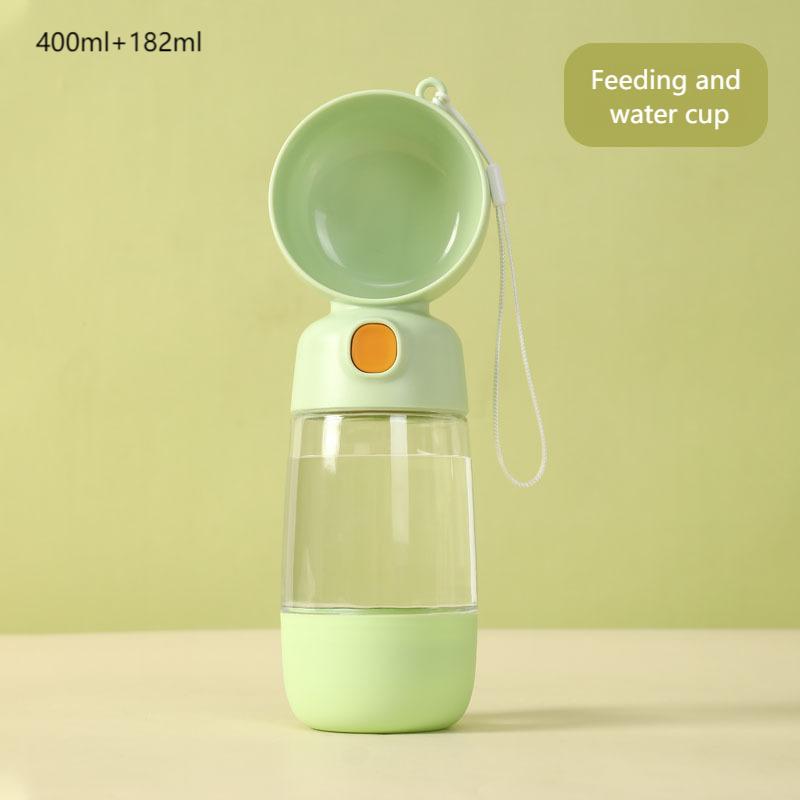 Portable Dog Water Bottle – Travel Pet Drinking Cup for Walking & Outdoor Use