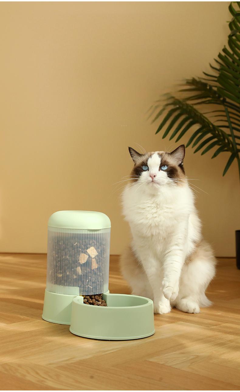 Pet Supplies Combo – Large Capacity Automatic Food Feeder and Water Dispenser for Cats & Dogs