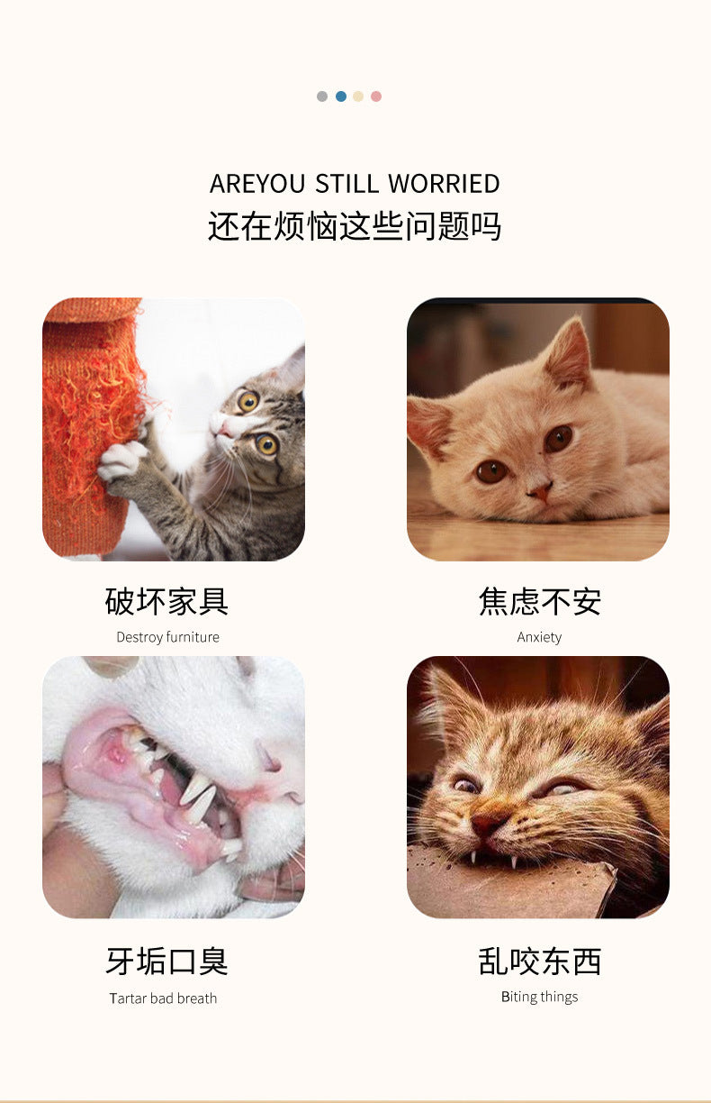 Christmas Plush Cat Toy – Catnip-Filled, Cute Design for Play & Chewing