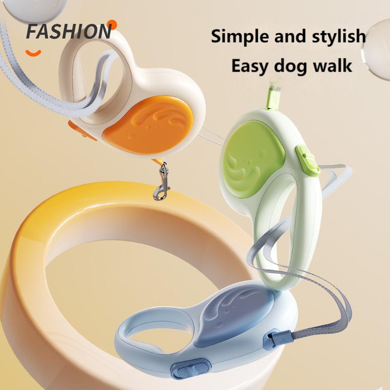 Retractable Dog Leash, Strong No-Tangle Automatic Pet Lead with Shock-Absorbing Control for Medium & Large Dogs