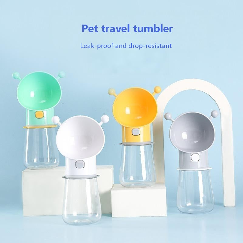 Portable Pet Water Bottle for Dogs & Cats – Travel Drinking & Feeding Cup for Walking, Hiking, and Outdoor Use