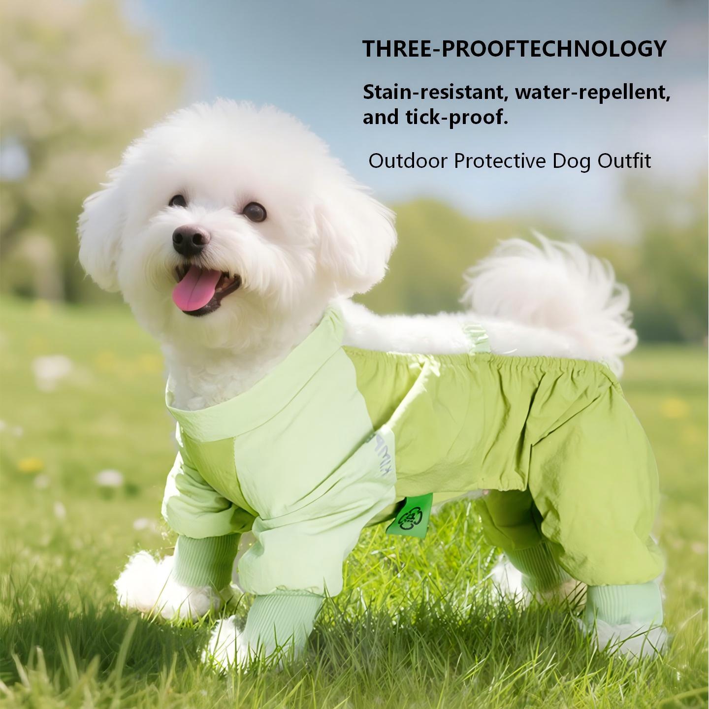 High Elasticity Dog Dust Protection Jacket – Waterproof, Dirt-Resistant, and Bug-Proof for Outdoor Adventures