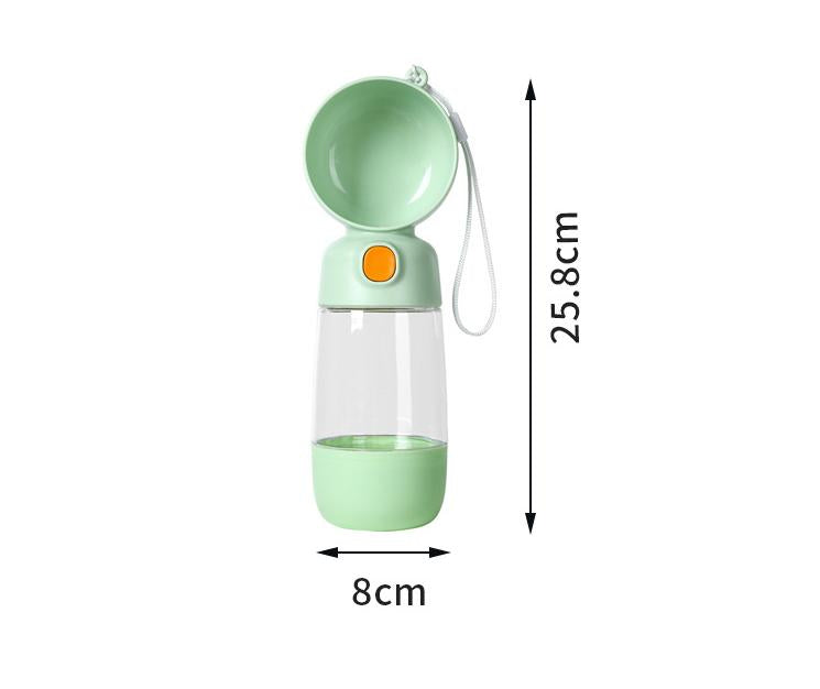 Portable Dog Water Bottle – Travel Pet Drinking Cup for Walking & Outdoor Use