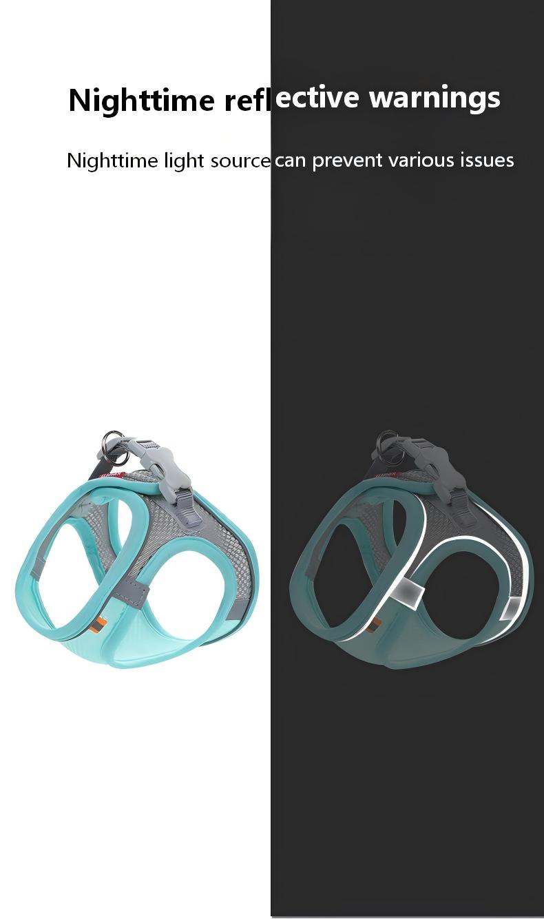 High-Quality Reflective Harness for Small & Medium Dogs, Cats – Perfect for Outdoor Walks (Leash Not Included)