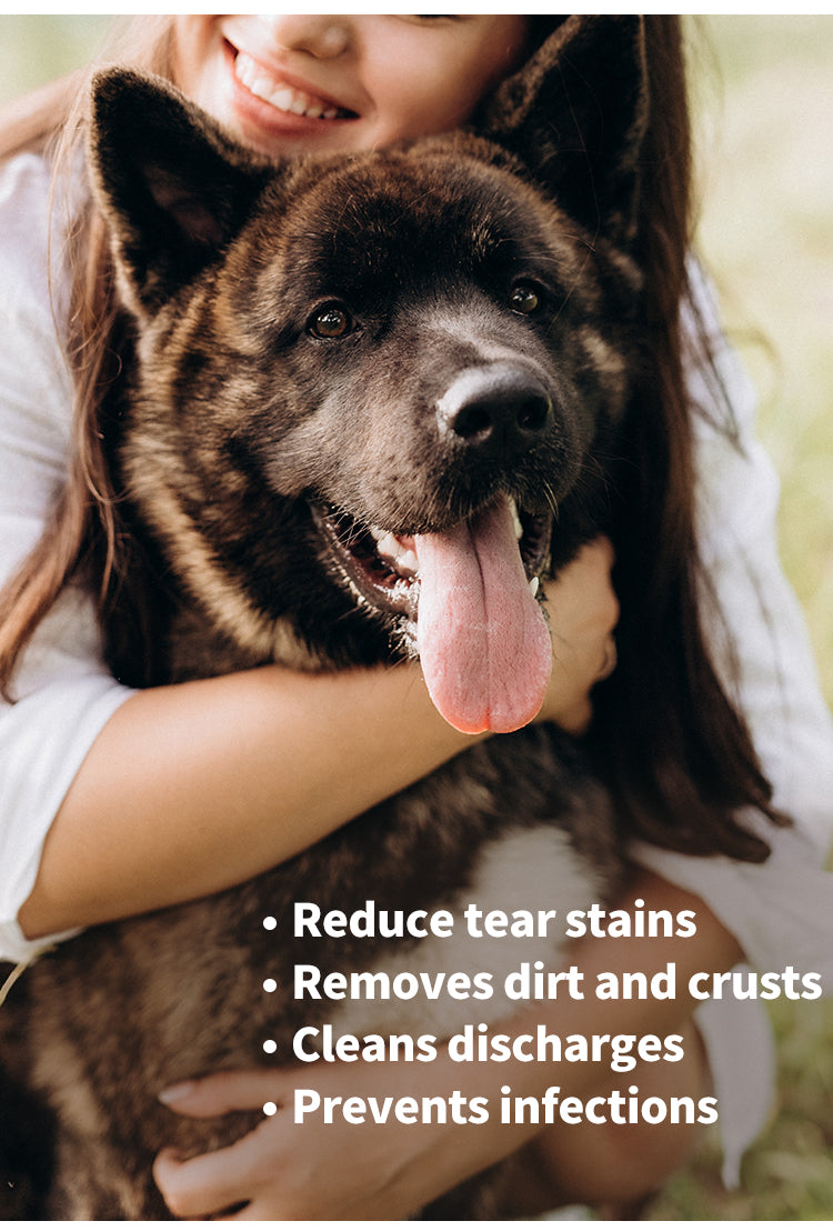 Pet Eye Wipes 2 Jars – Gentle Tear Stain Removal for Cats & Dogs