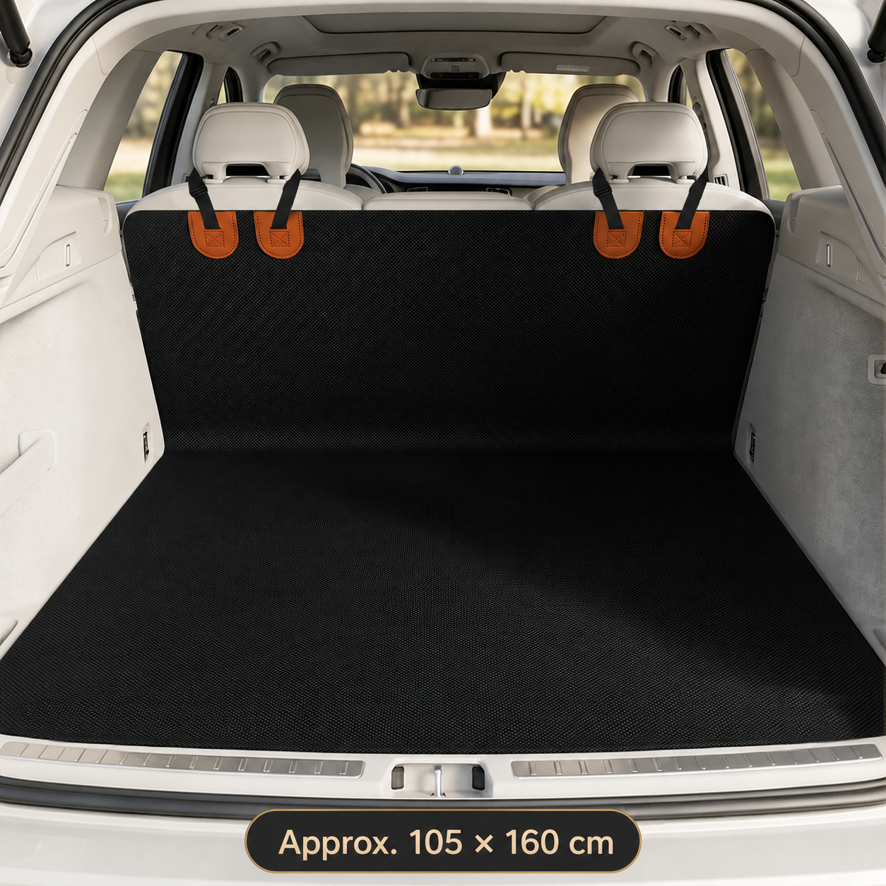AuriPaw Waterproof Dog Cargo Liner – Anti-Scratch Trunk Protector for SUVs