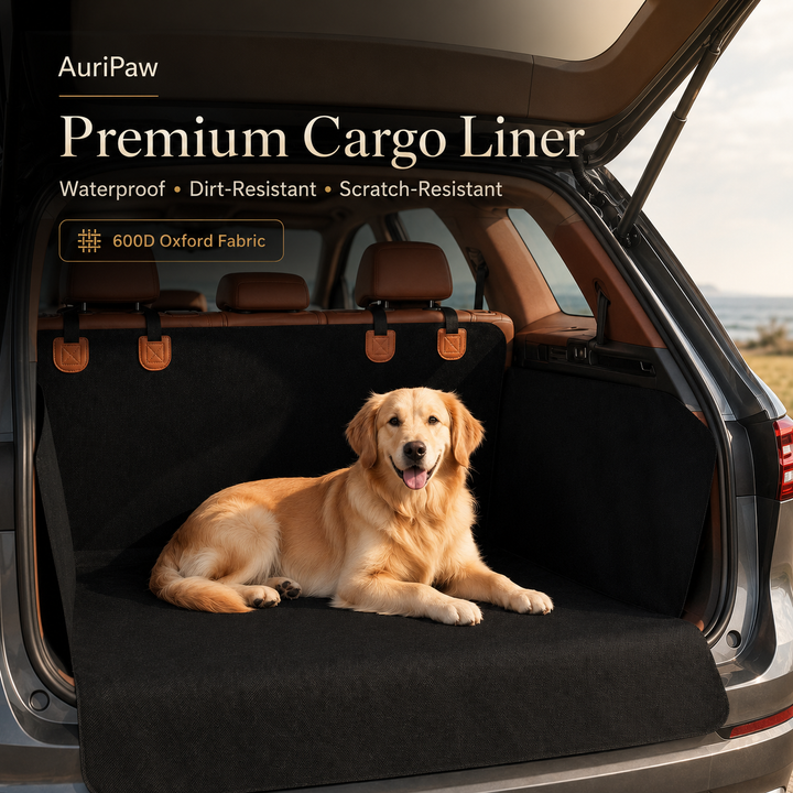 AuriPaw Waterproof Dog Cargo Liner – Anti-Scratch Trunk Protector for SUVs