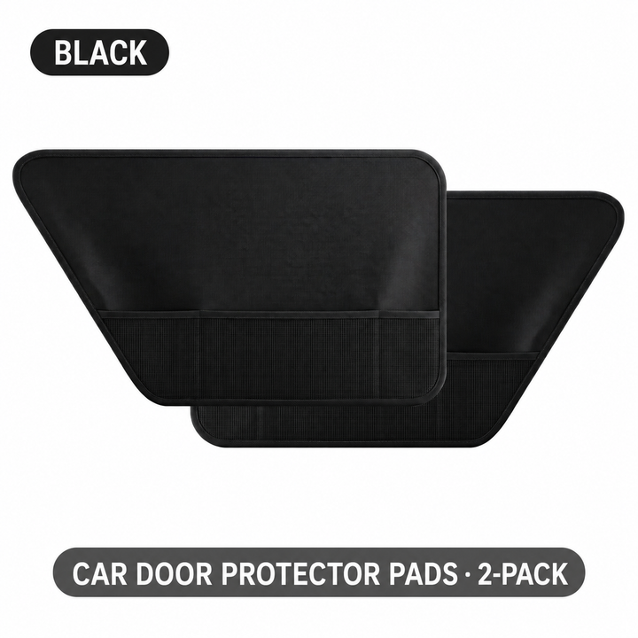 AuriPaw Car Door Protector Set for Dogs – Waterproof Oxford Fabric Pet Scratch Guard with Storage Pocket