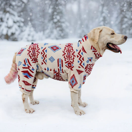 High-Neck Quilted Pet Jacket – Four-Legged Pullover Coat for Dogs & Cats, Warm & Cozy