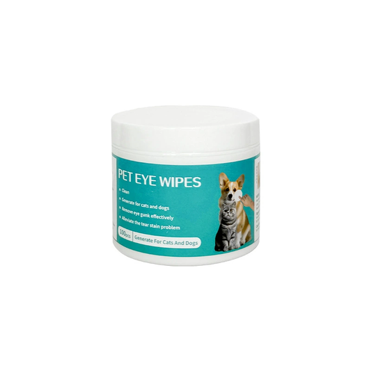 Pet Eye Wipes 2 Jars – Gentle Tear Stain Removal for Cats & Dogs