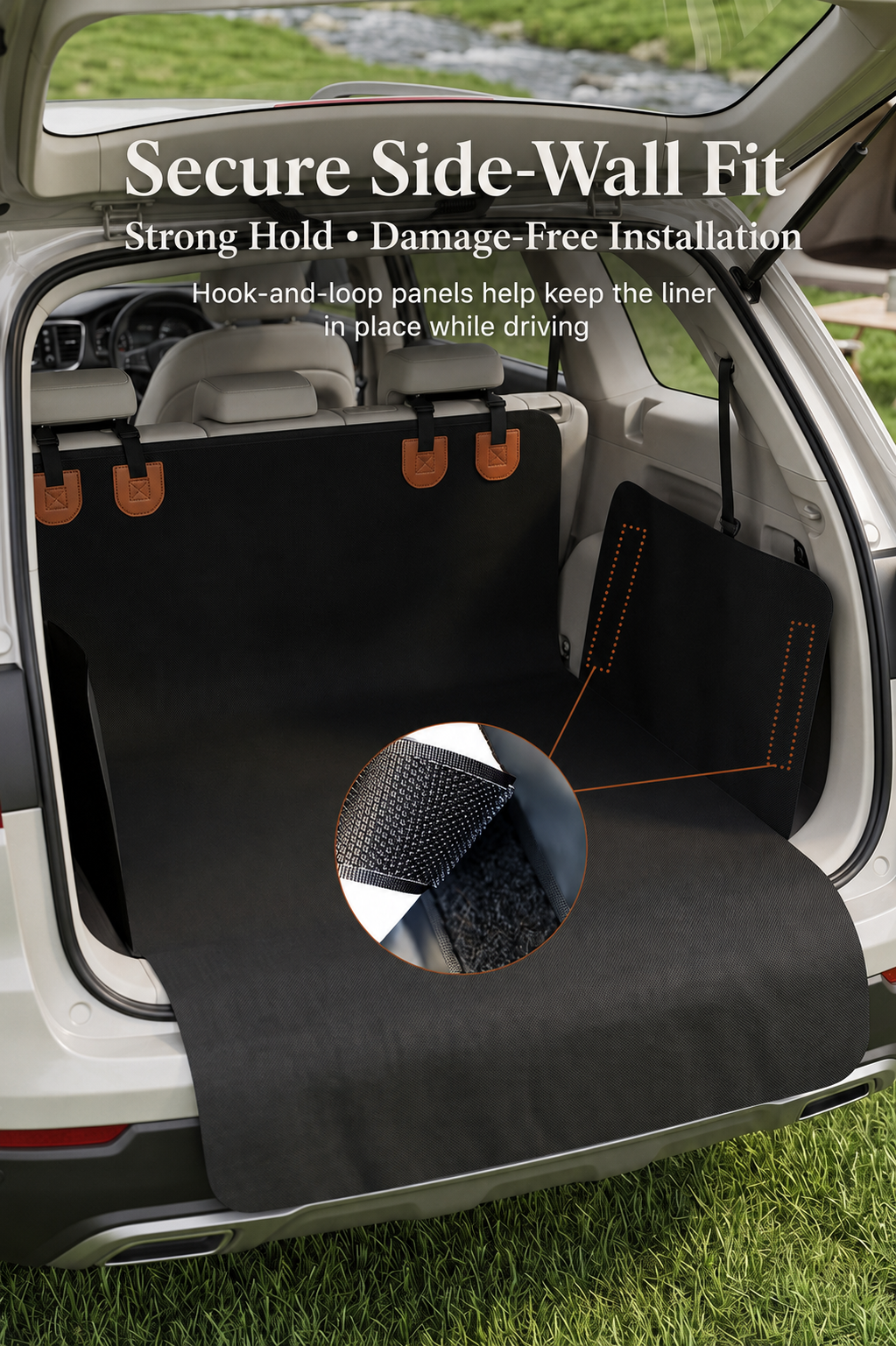AuriPaw Waterproof Dog Cargo Liner – Anti-Scratch Trunk Protector for SUVs