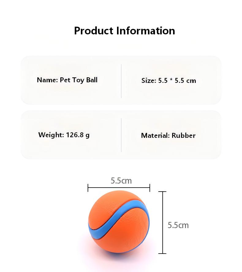 AuriPaw Indestructible Silicone Dog Toy – Durable Sound Ball with Elastic Bounce, Textured Chew Design for Aggressive Chewers & Interactive Play