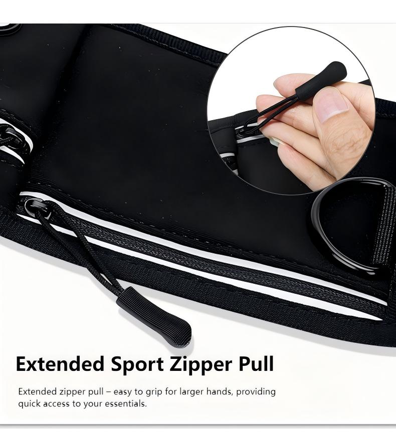 Hands-Free Running Dog Leash with Waist Belt – Shock-Absorbing, Reflective Nylon Retractable Pet Leash for Jogging & Walking