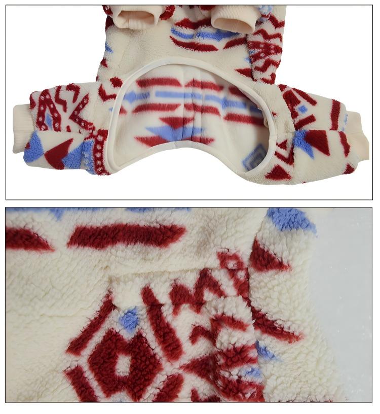 High-Neck Quilted Pet Jacket – Four-Legged Pullover Coat for Dogs & Cats, Warm & Cozy