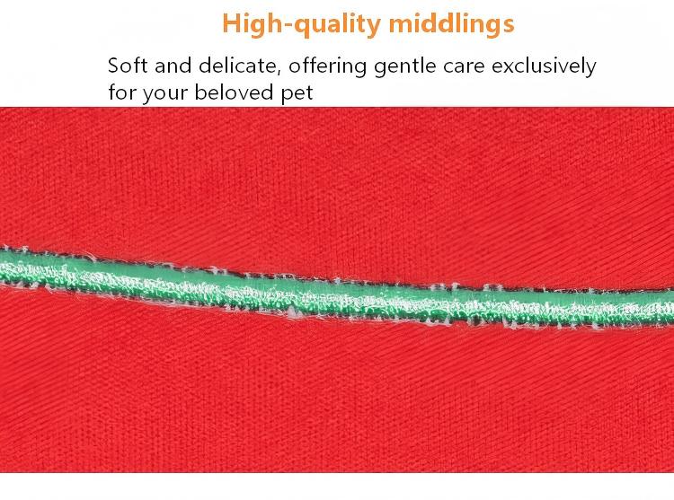 Dog Christmas Outfit with Bells & Bow Accessories, Festive Pet Sweatshirt – Two Colors Available