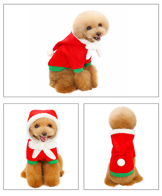 Halloween Pet Costume Hoodie – Soft & Warm Autumn/Winter Sweatshir