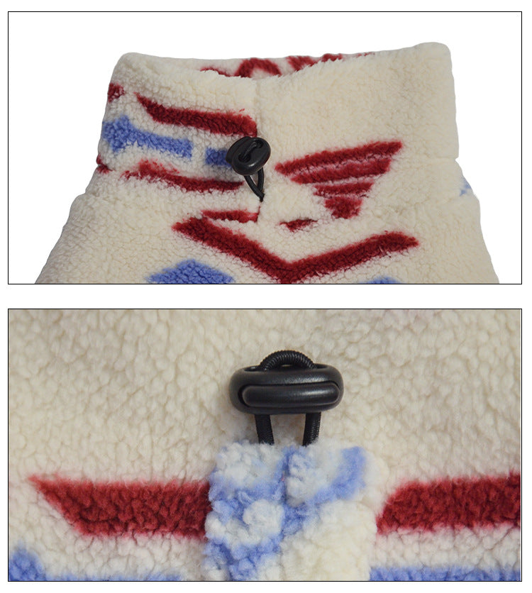 High-Neck Quilted Pet Jacket – Four-Legged Pullover Coat for Dogs & Cats, Warm & Cozy