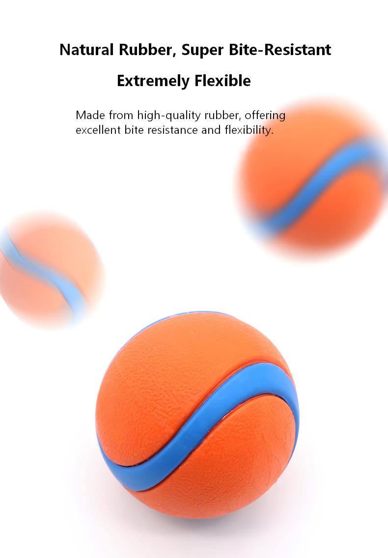 AuriPaw Indestructible Silicone Dog Toy – Durable Sound Ball with Elastic Bounce, Textured Chew Design for Aggressive Chewers & Interactive Play