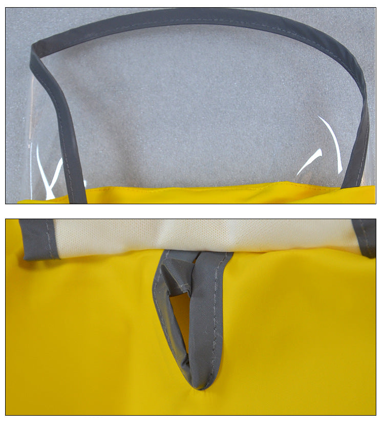 Waterproof Dog Raincoat with Belly Strap – Reflective Pet Rain Jacket Cloak for Small to Large Dogs