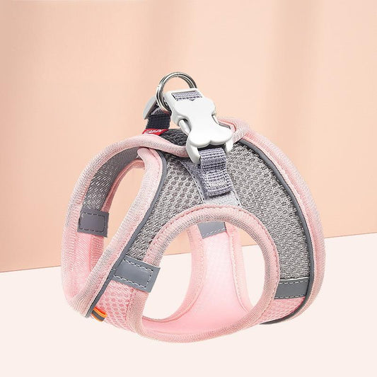 High-Quality Reflective Harness for Small & Medium Dogs, Cats – Perfect for Outdoor Walks (Leash Not Included）