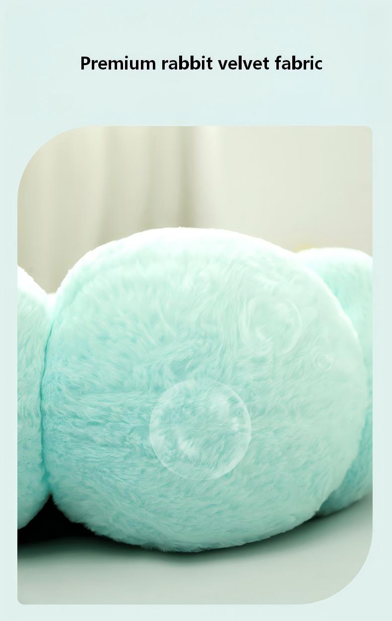 Winter Warm Flower Cat Bed, Round Plush Pet Nest for Cats and Small Dogs