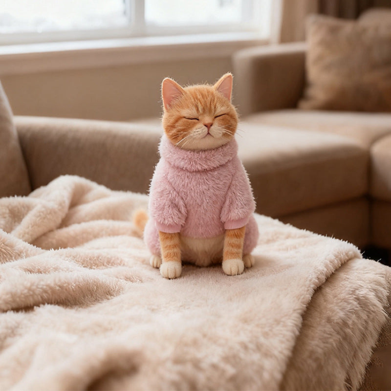 High-Neck Quilted Pet Jacket – Four-Legged Pullover Coat for Dogs & Cats, Warm & Cozy